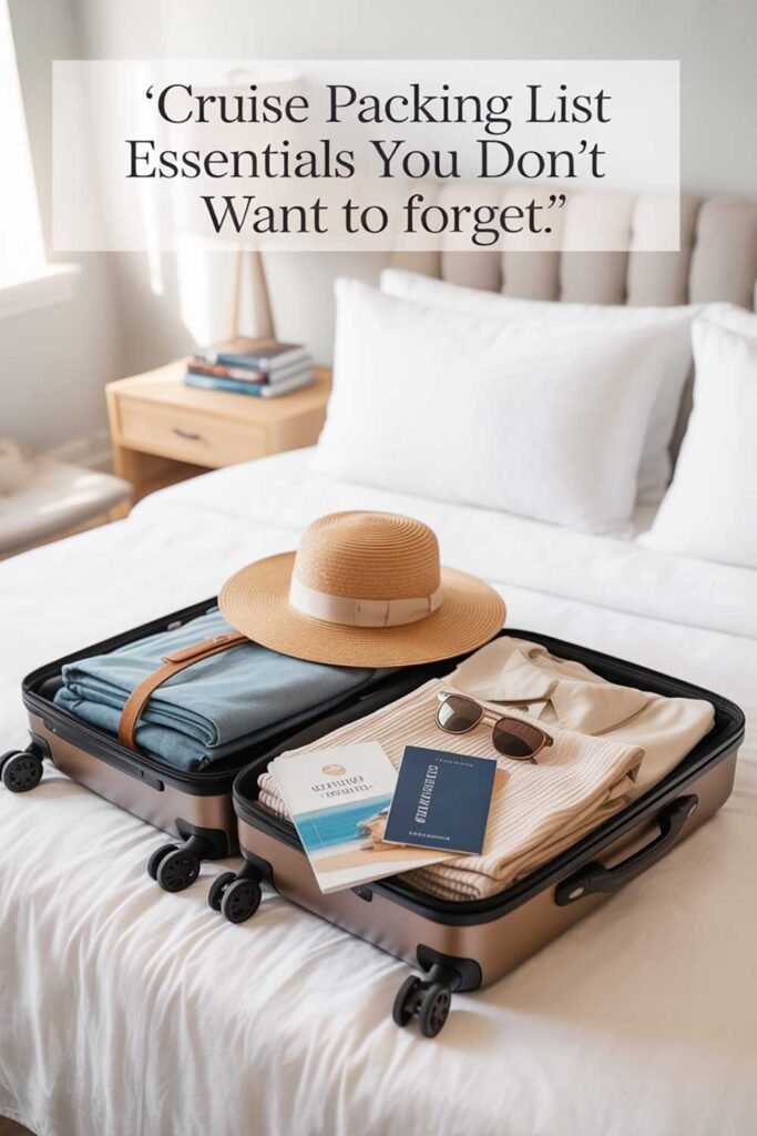 Cruise Packing List Essentials You Don’t Want to Forget