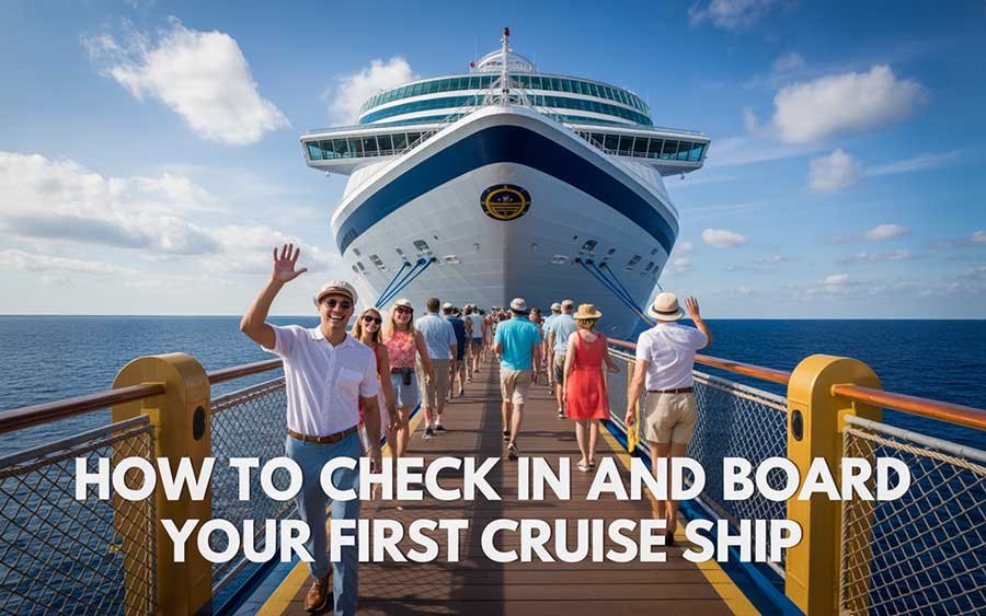 How to Check In and Board Your First Cruise Ship