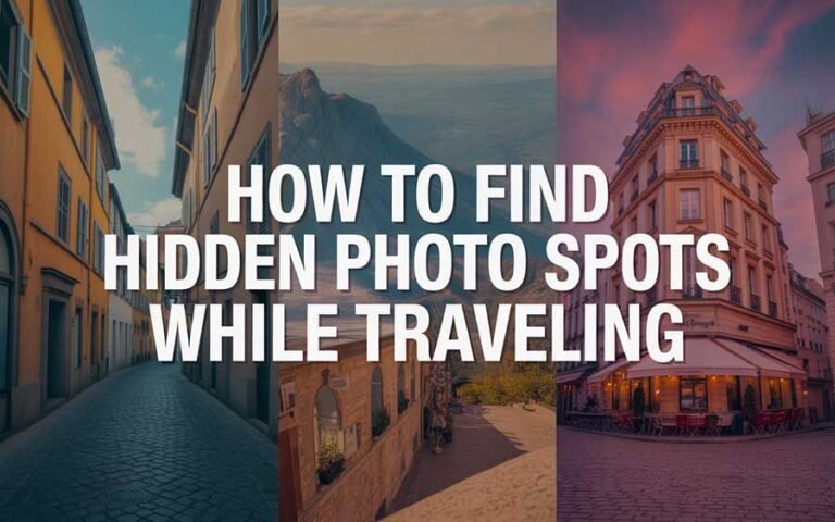How to Find Hidden Photo Spots While Traveling