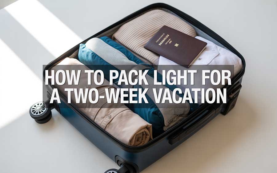 How to Pack Light for a Two-Week Vacation