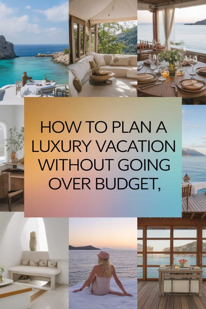 How to Plan a Luxury Vacation Without Going Over Budget