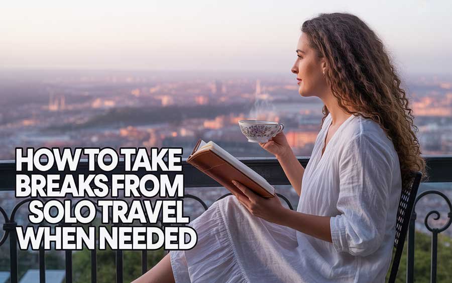 How to Take Breaks from Solo Travel When Needed