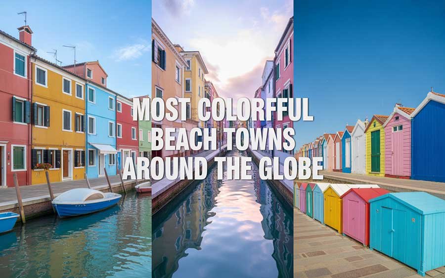 Most Colorful Beach Towns Around the Globe