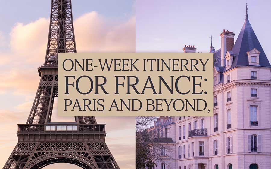 One-Week Itinerary for France Paris and Beyond