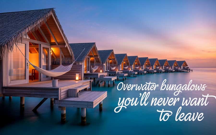 Overwater Bungalows You’ll Never Want to Leave