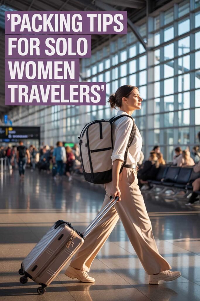 Packing Tips for Solo Women Travelers