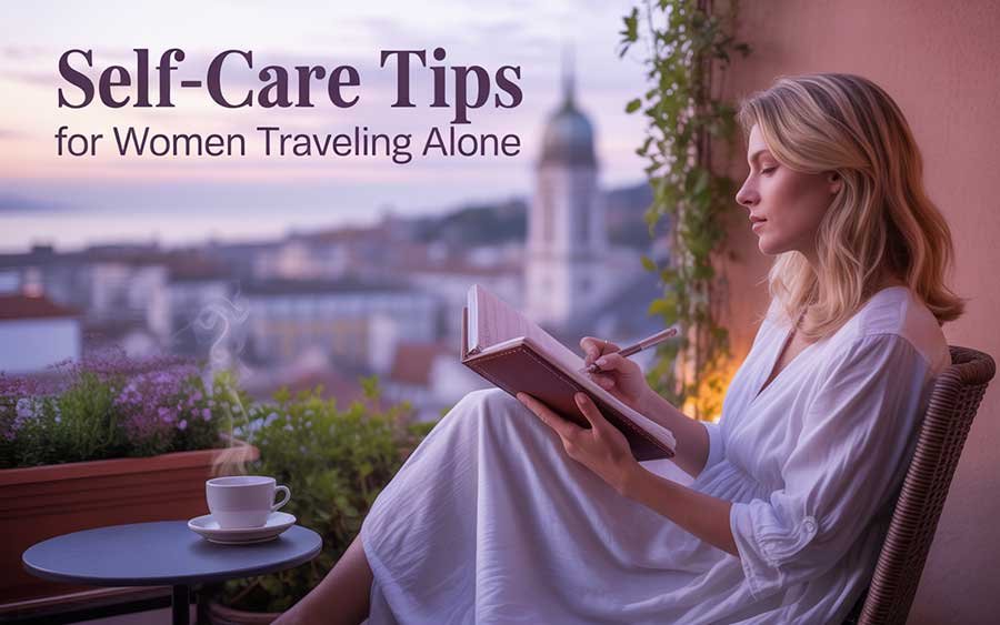 Self-Care Tips for Women Traveling Alone