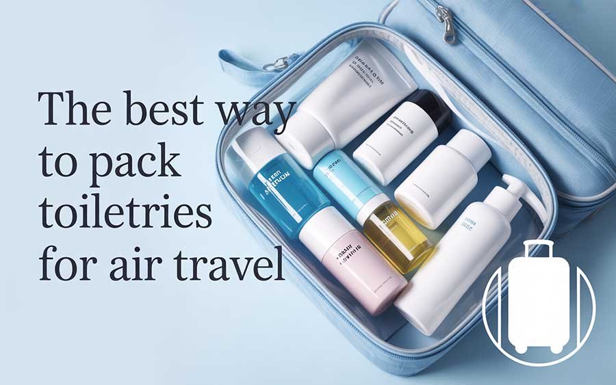 The Best Way to Pack Toiletries for Air Travel