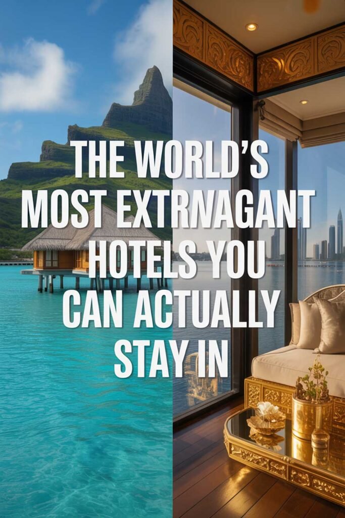 The World’s Most Extravagant Hotels You Can Actually Stay In