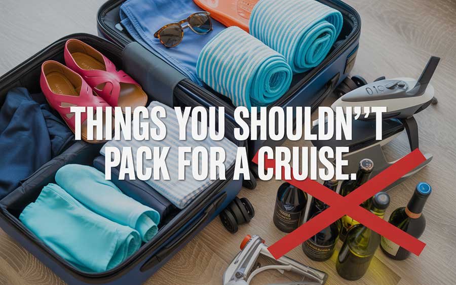 Things You Shouldn’t Pack for a Cruise