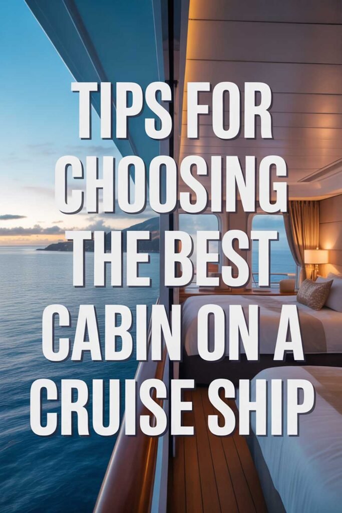 Tips for Choosing the Best Cabin on a Cruise Ship