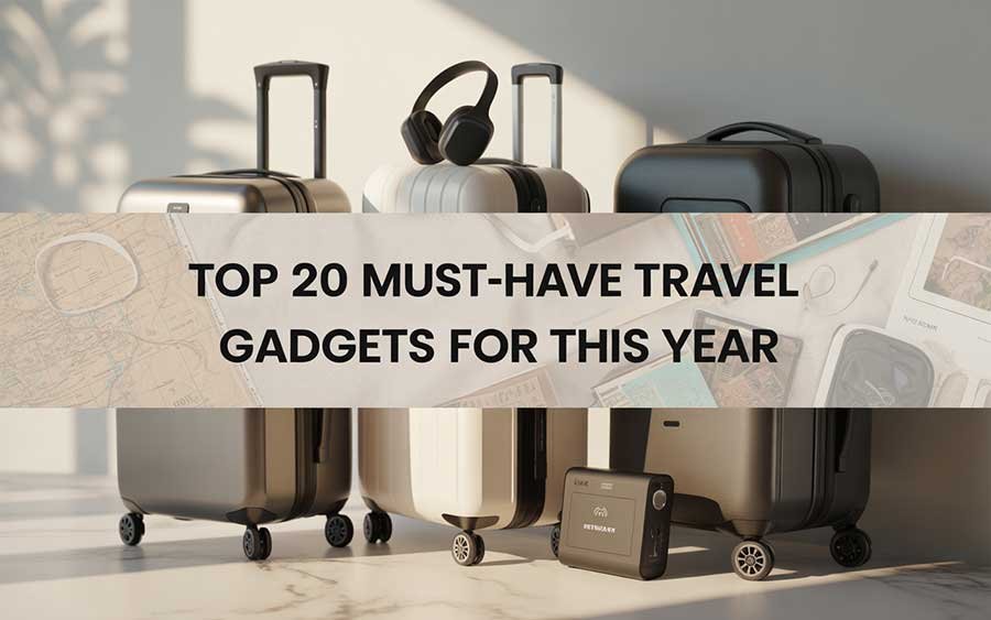 Top 20 Must-Have Travel Gadgets for this Year