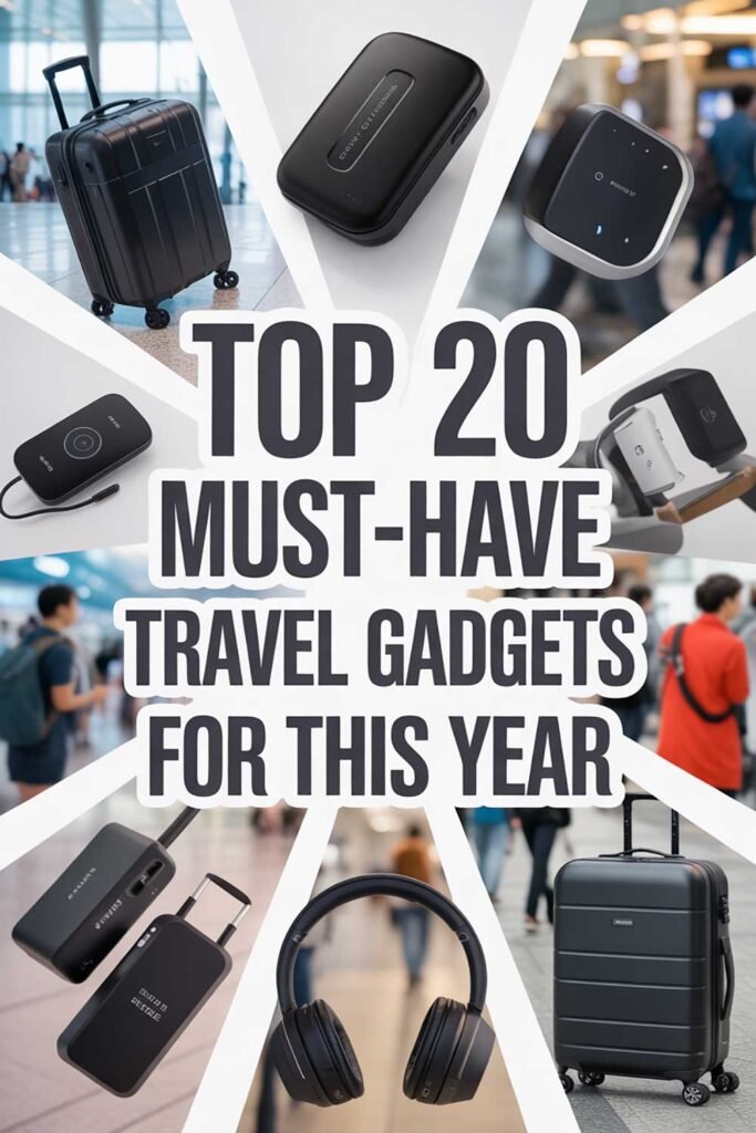 Top 20 Must-Have Travel Gadgets for this Year