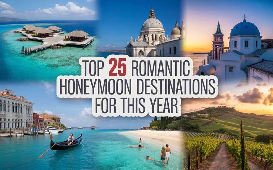Top 25 Romantic Honeymoon Destinations for This Year