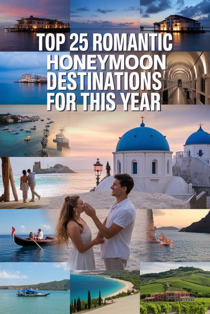 Top 25 Romantic Honeymoon Destinations for This Year