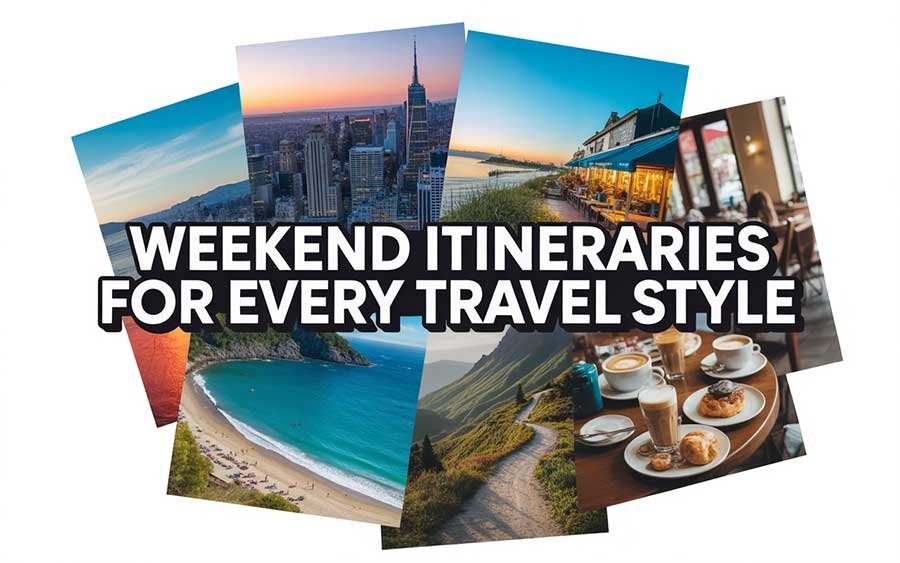 Weekend Itineraries for Every Travel Style