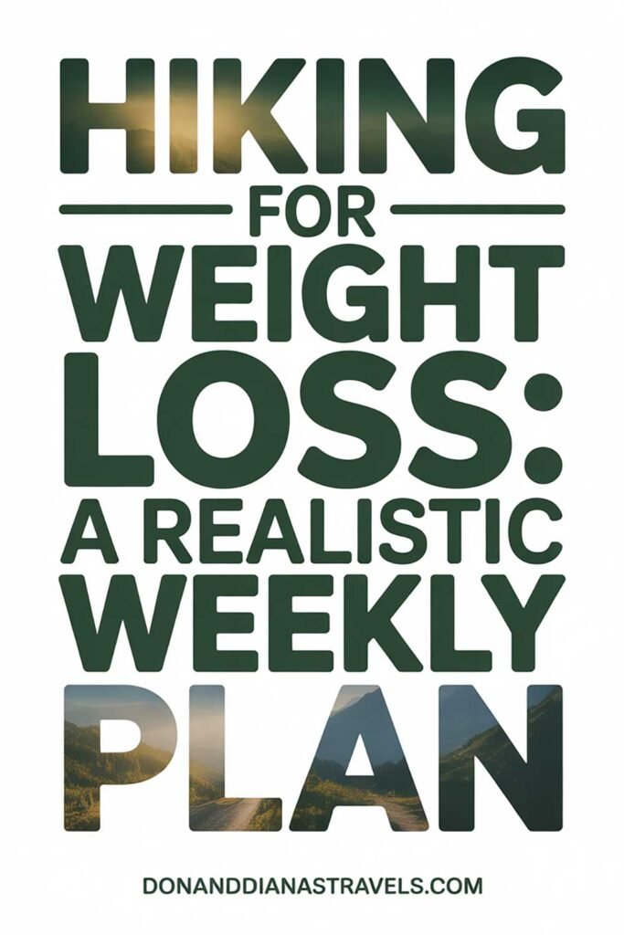 Hiking for Weight Loss: A Realistic Weekly Plan