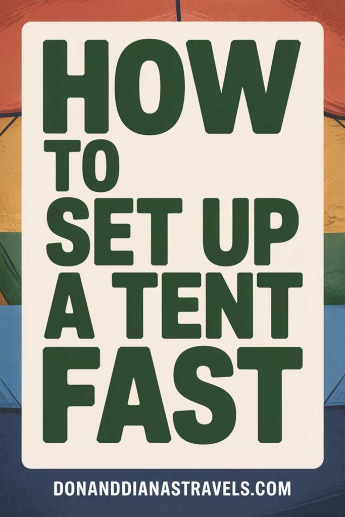 How to Set Up a Tent Fast, Even If You’ve Never Done It