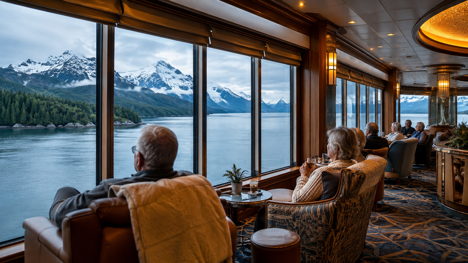 A glacier seen during an Alaska cruise