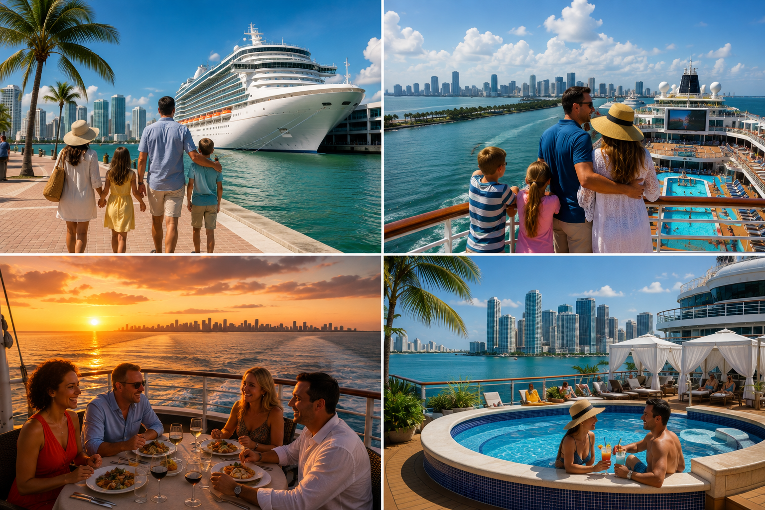 Cruise terminal at PortMiami