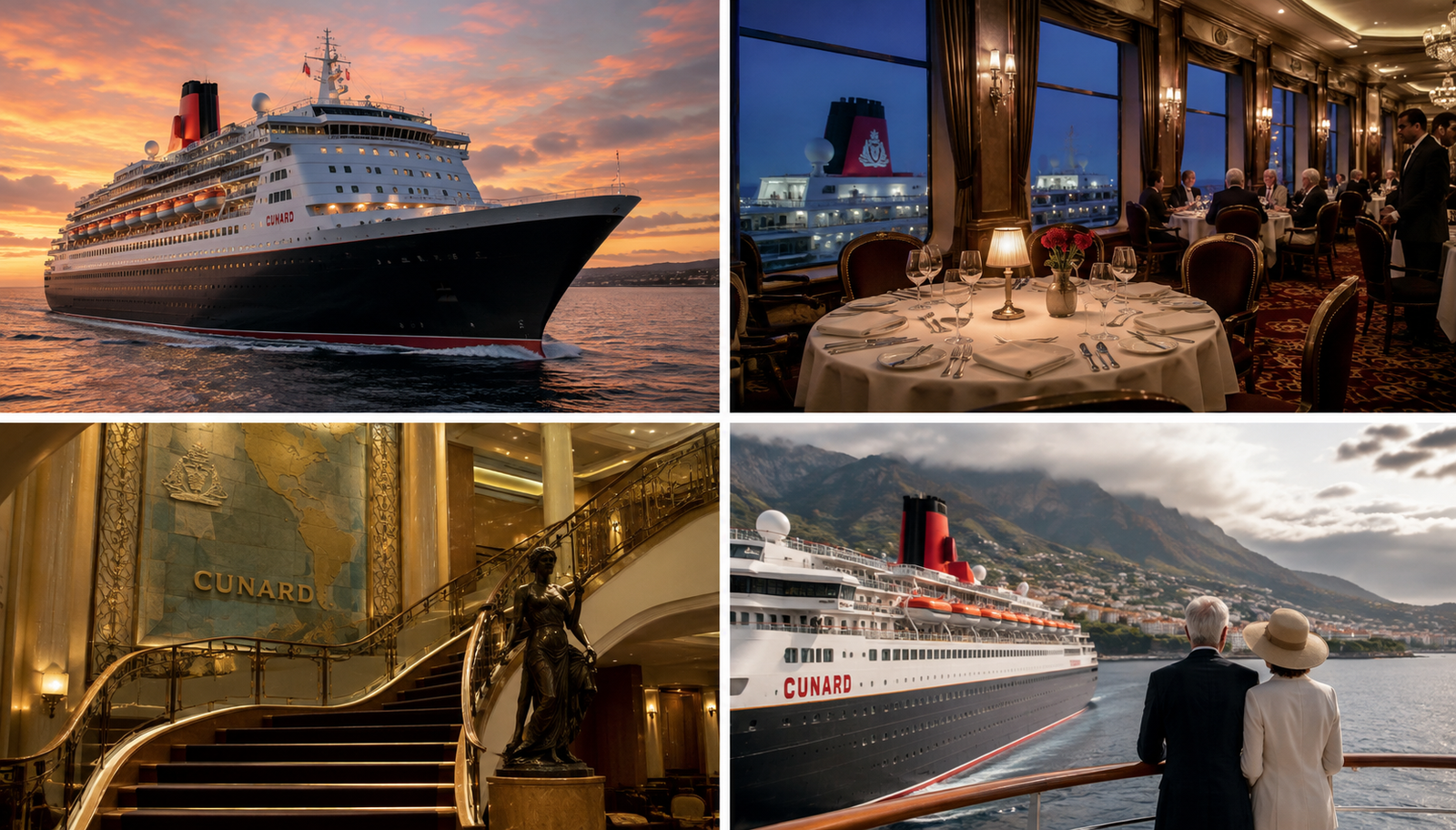 Queen Mary 2 at sea