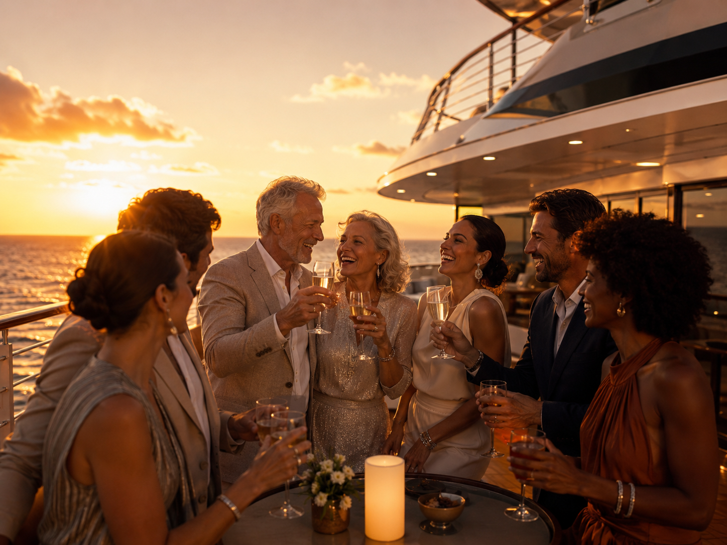 Guests enjoying a Princess Cruises ship