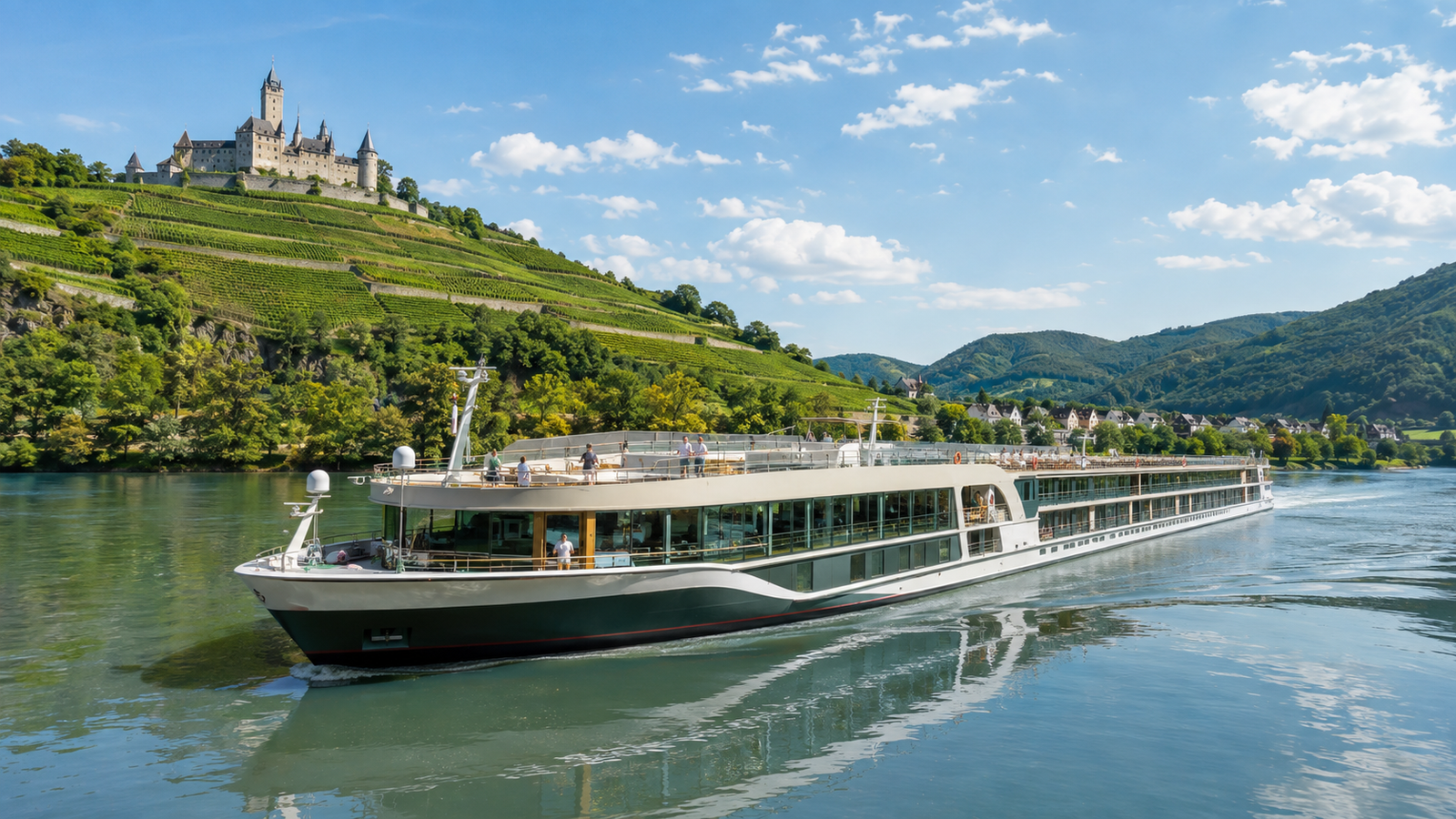 Dining aboard a river cruise ship