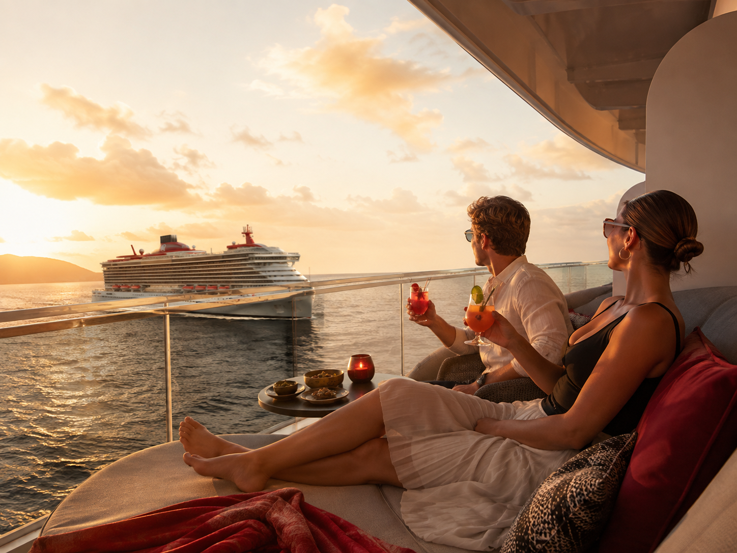 Dining aboard a Virgin Voyages ship