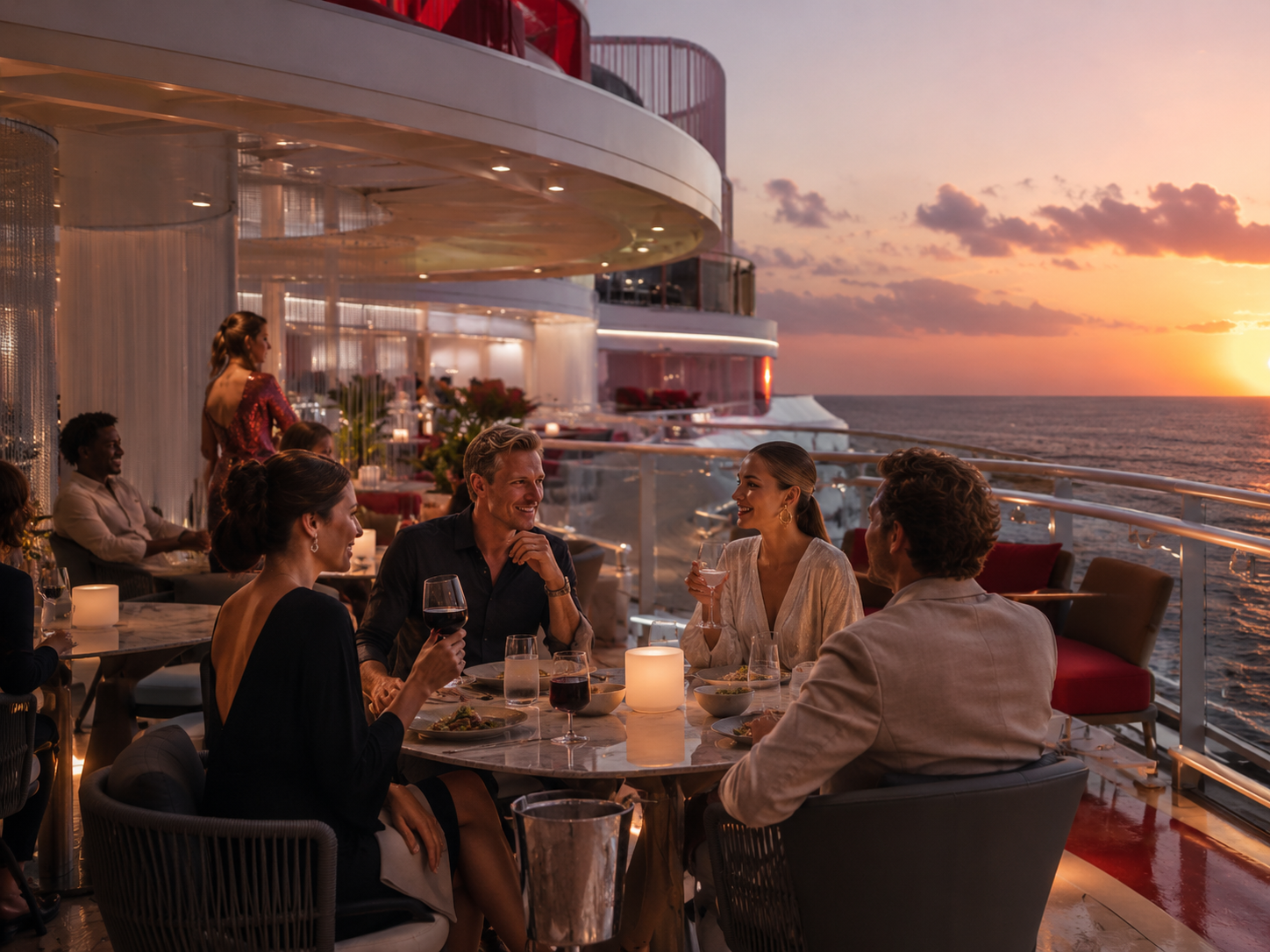 Nightlife and entertainment on a Virgin Voyages ship