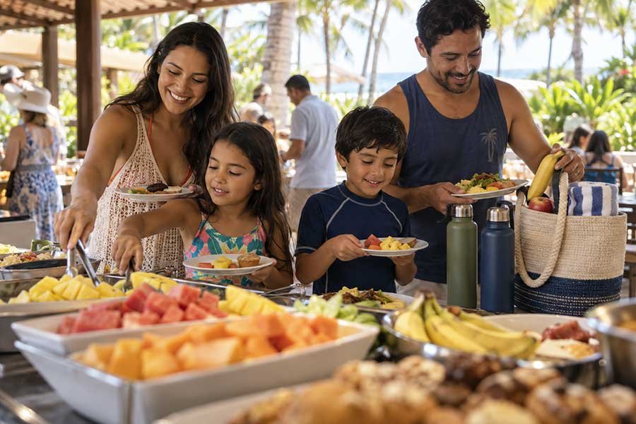 A specialty restaurant reservation booked early at an all inclusive resort