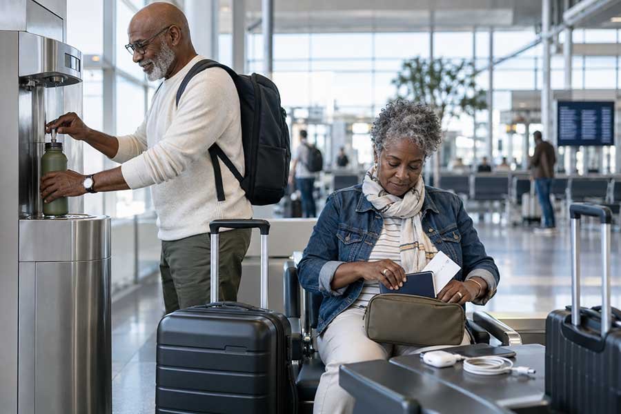 A traveler packing smart for any kind of vacation